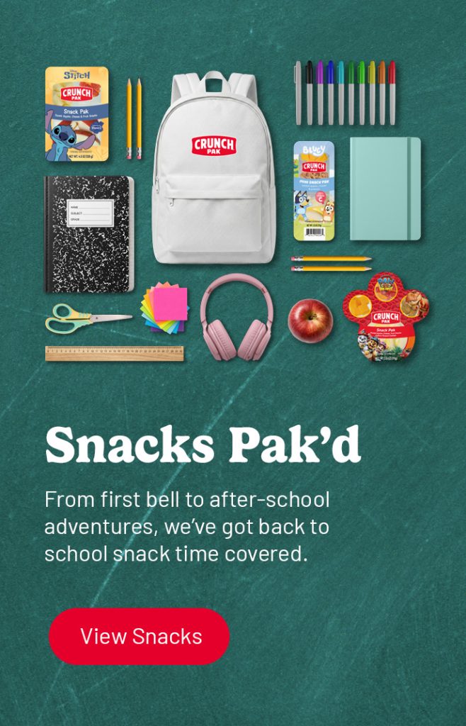 snacks pak'd banner
